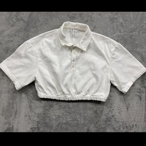 Zara Cotton Crop Top